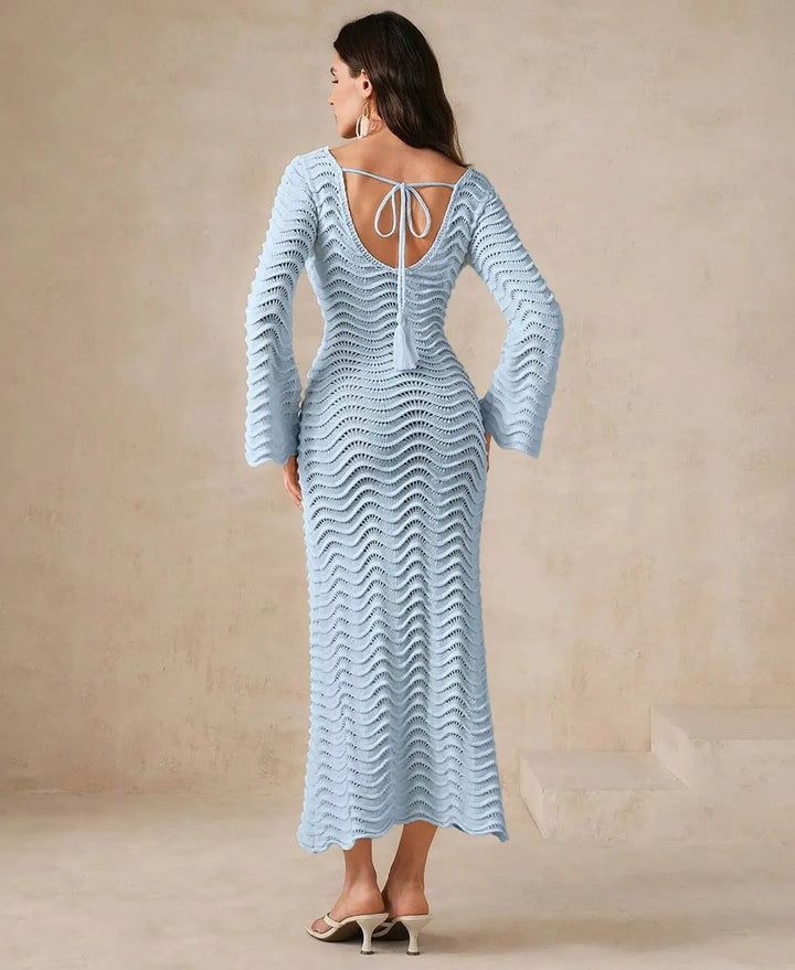 Bliss Hollow Crochet Dress